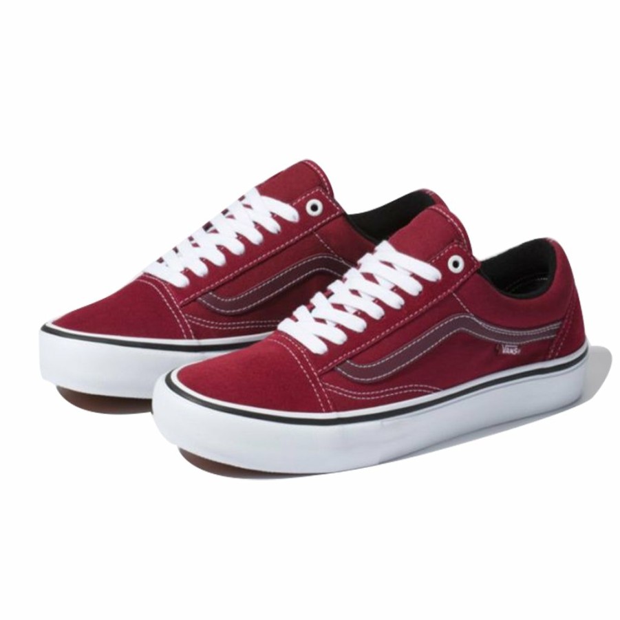 Men * | Vans Old Skool Pro Rumba Red/True White Quick Delivery