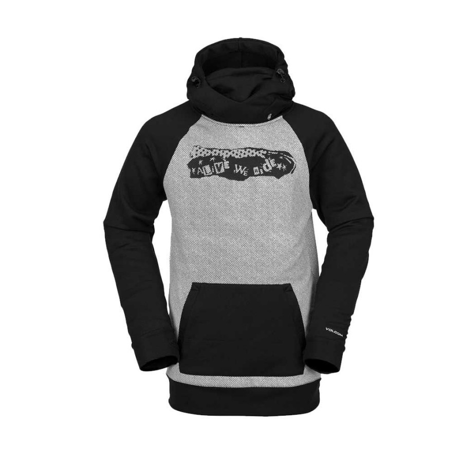 Men * | Volcom Hydro Riding Hoodie White Combo Exclusive Design