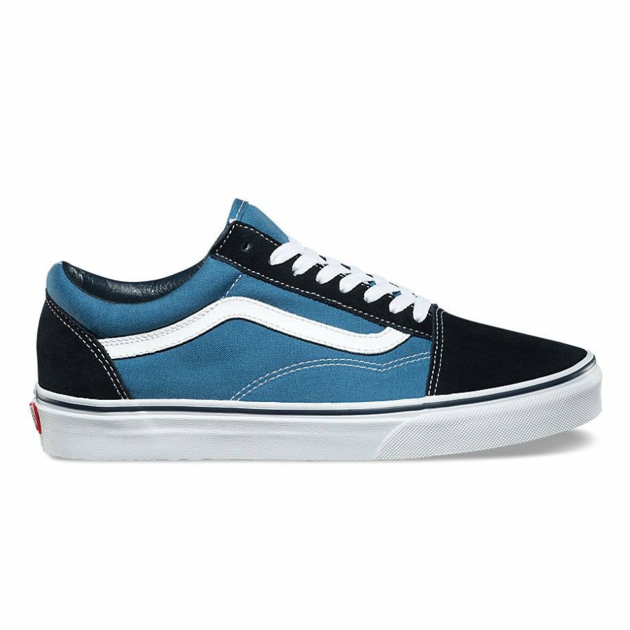 Men * | Vans Old Skool Shoes Navy/White Exclusive