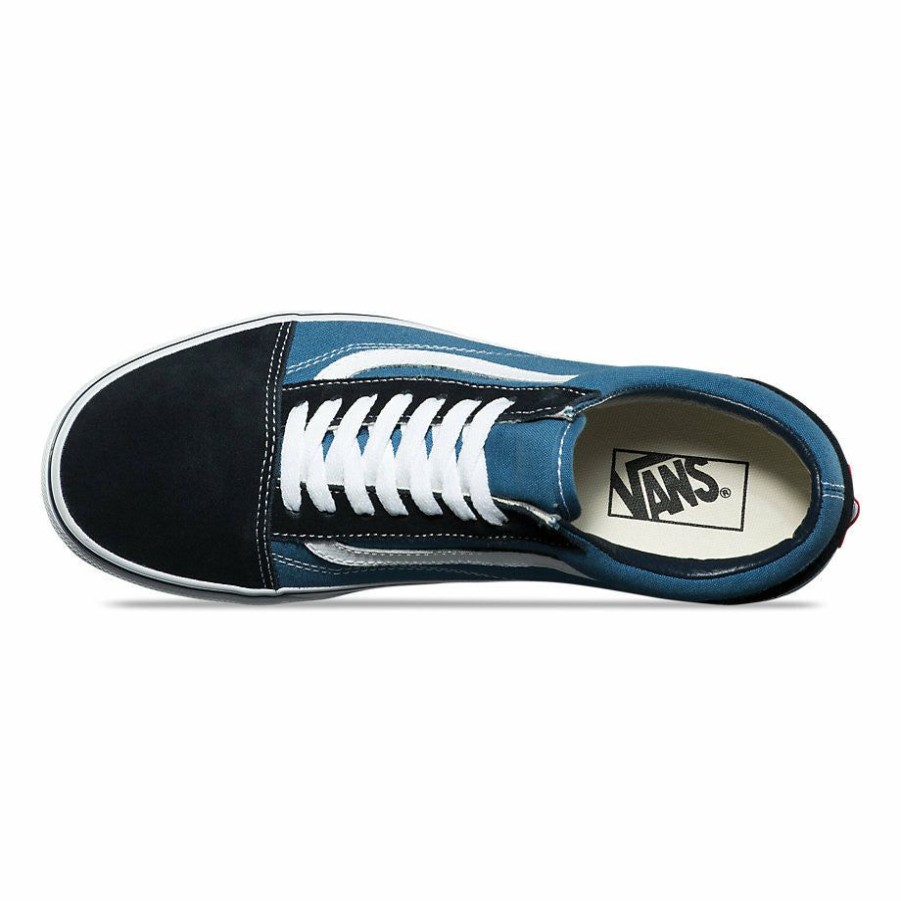 Men * | Vans Old Skool Shoes Navy/White Exclusive