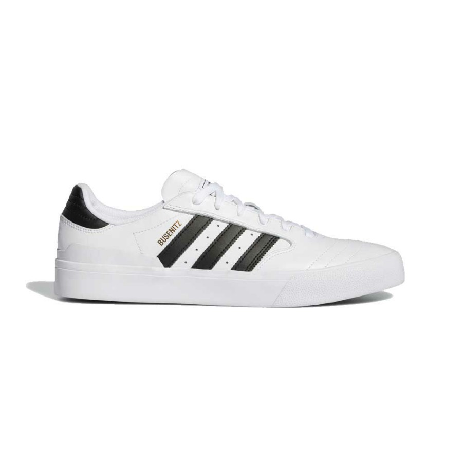 Men * | Adidas Busenitz Vulc Ii Cloud White/Core Black/Gold Metallic Sale Online