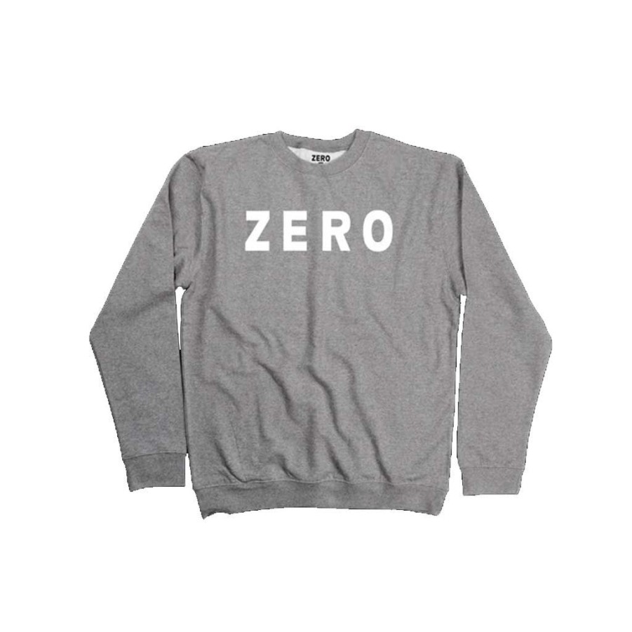 Men * | Zero Army Crewneck Heather Grey Special Style