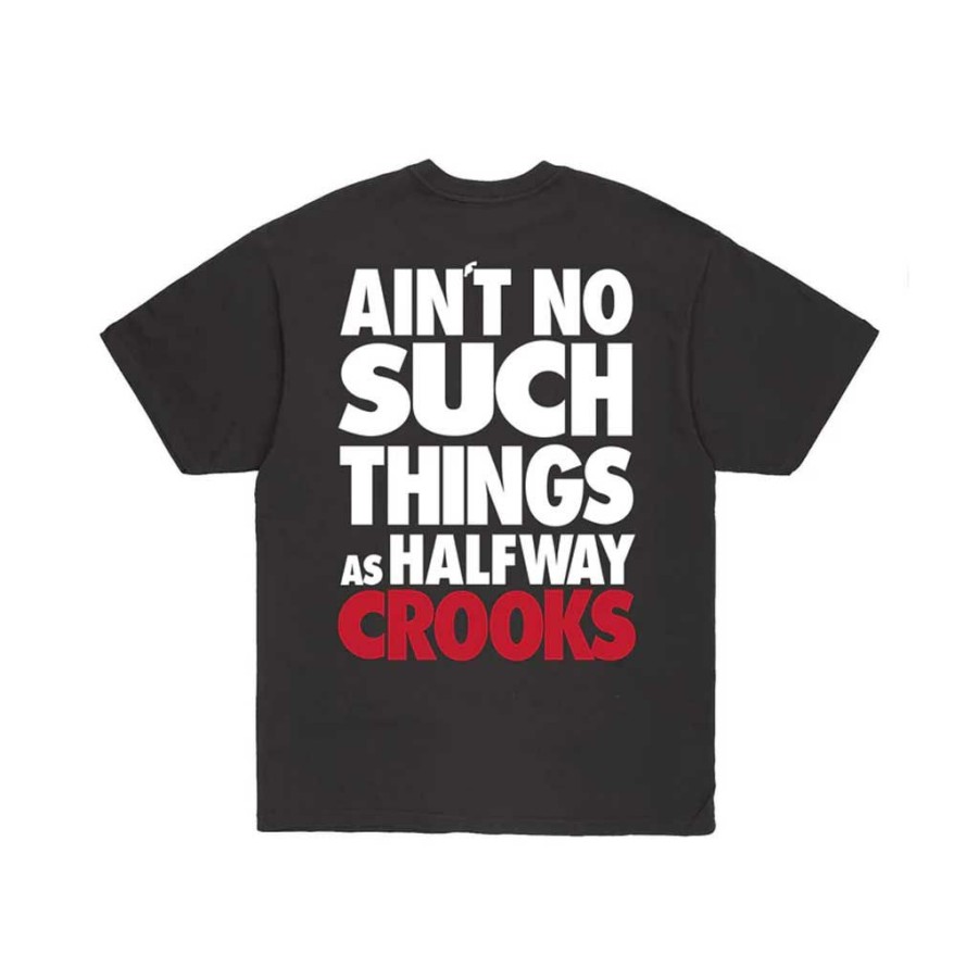 Men * | Crooks And Castles Ain'T No Such Thing S/S T-Shirt Black Cheap Online