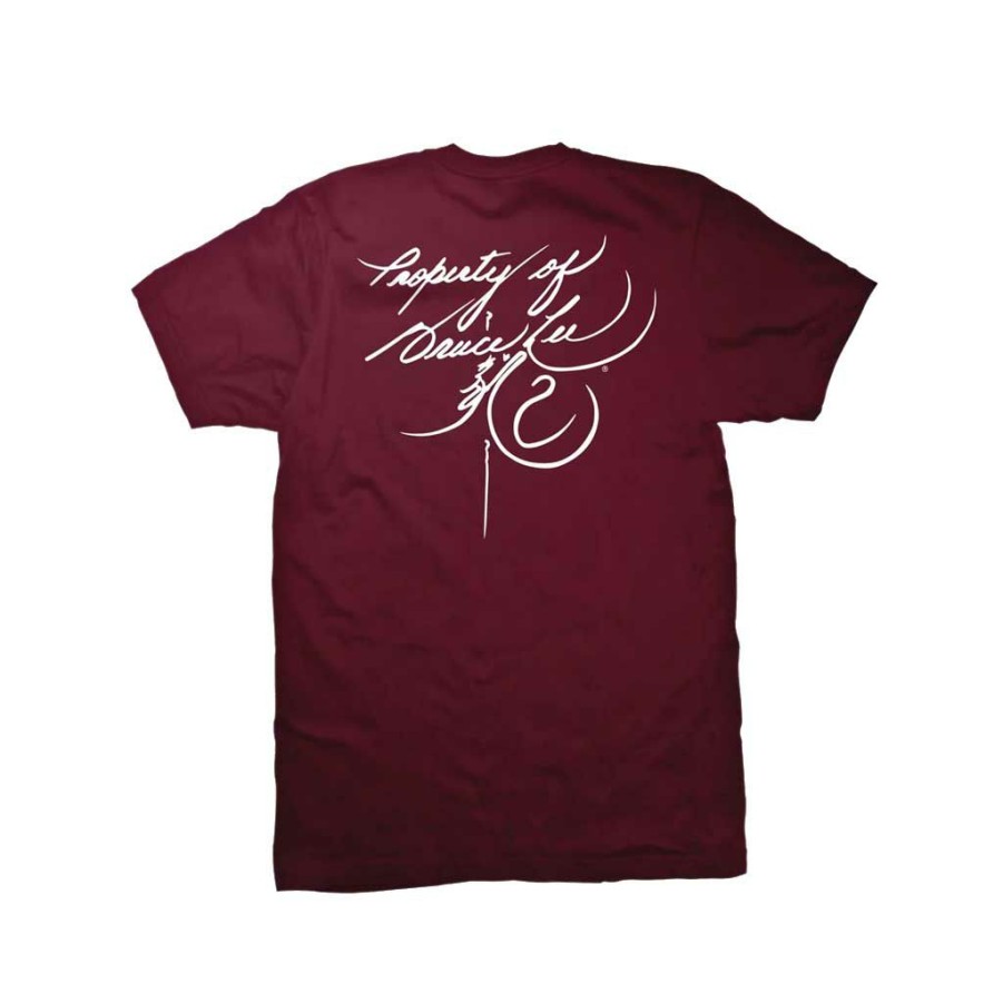 Men * | Dgk X Bruce Lee Like Echo Tee Burgundy Store