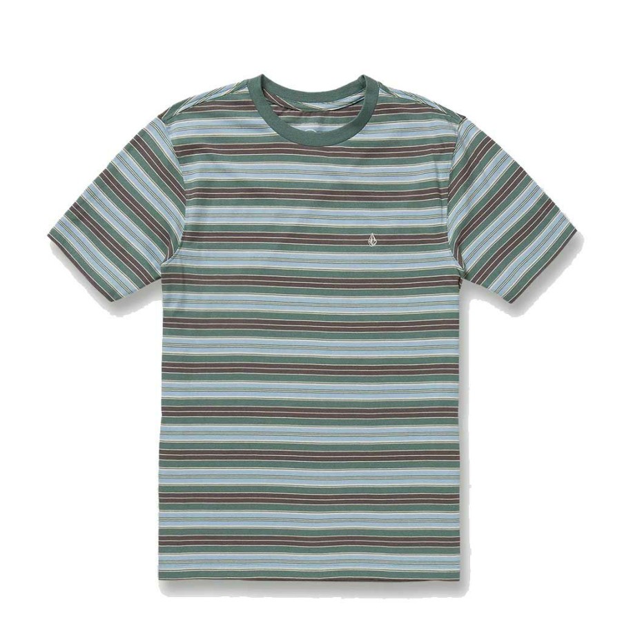 Men * | Volcom Sumner Crew S/S Tee Fern Sale Online