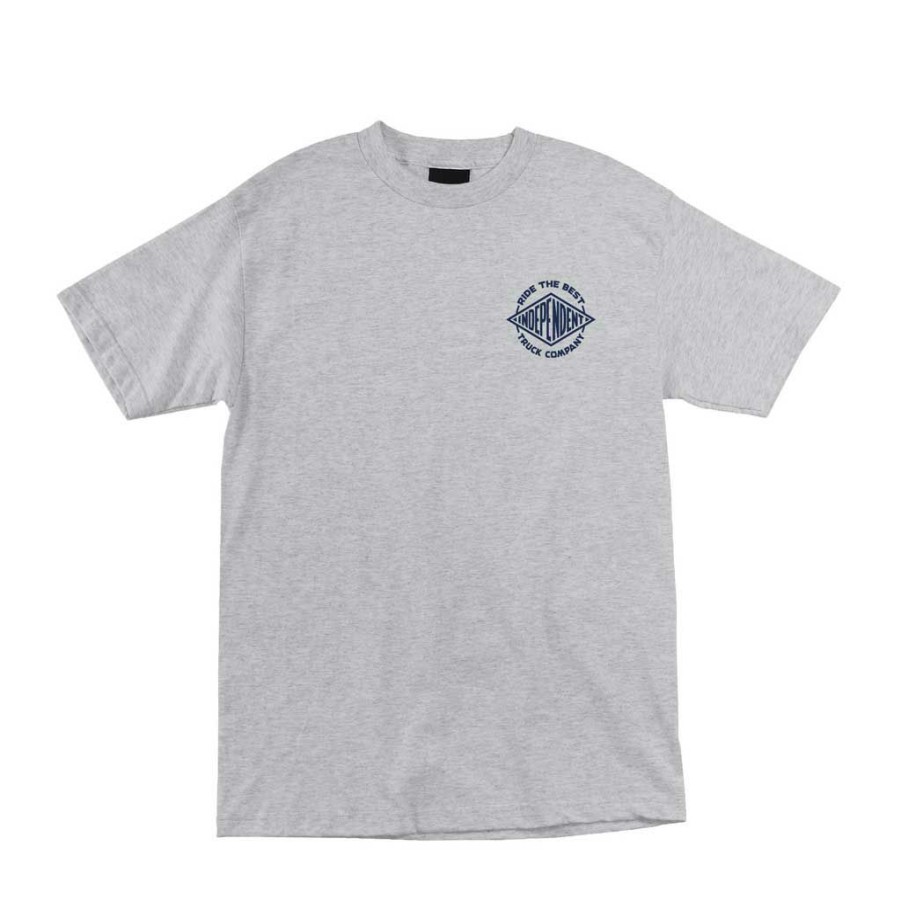 Men * | Independent Seal Summit S/S Tee Heather Grey Wholesale