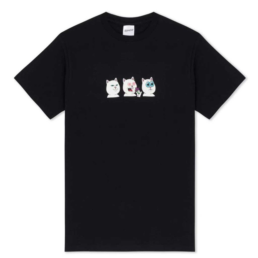 Men * | Rip N Dip Shroom Diet Tee Black Clearance Sale