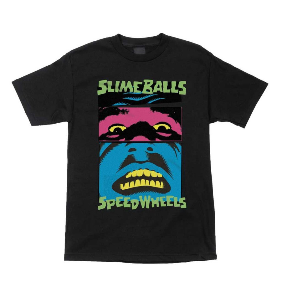 Men * | Slime Ball Speed Freak S/S T-Shirt Black Closeout Sale