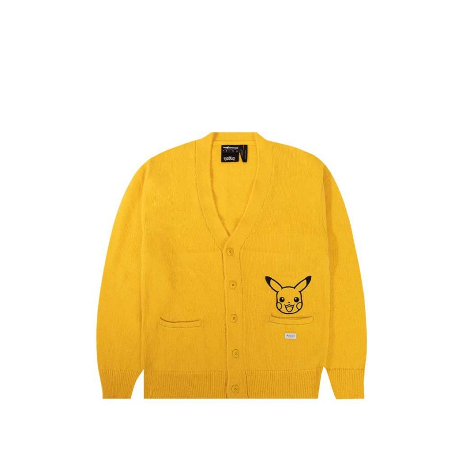 Men * | The Hundreds X Pokemon Pika Cardigan Yellow Store