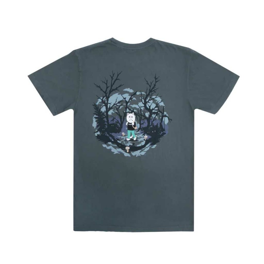 Men * | Rip N Dip Scary Hours Tee Charcoal Store