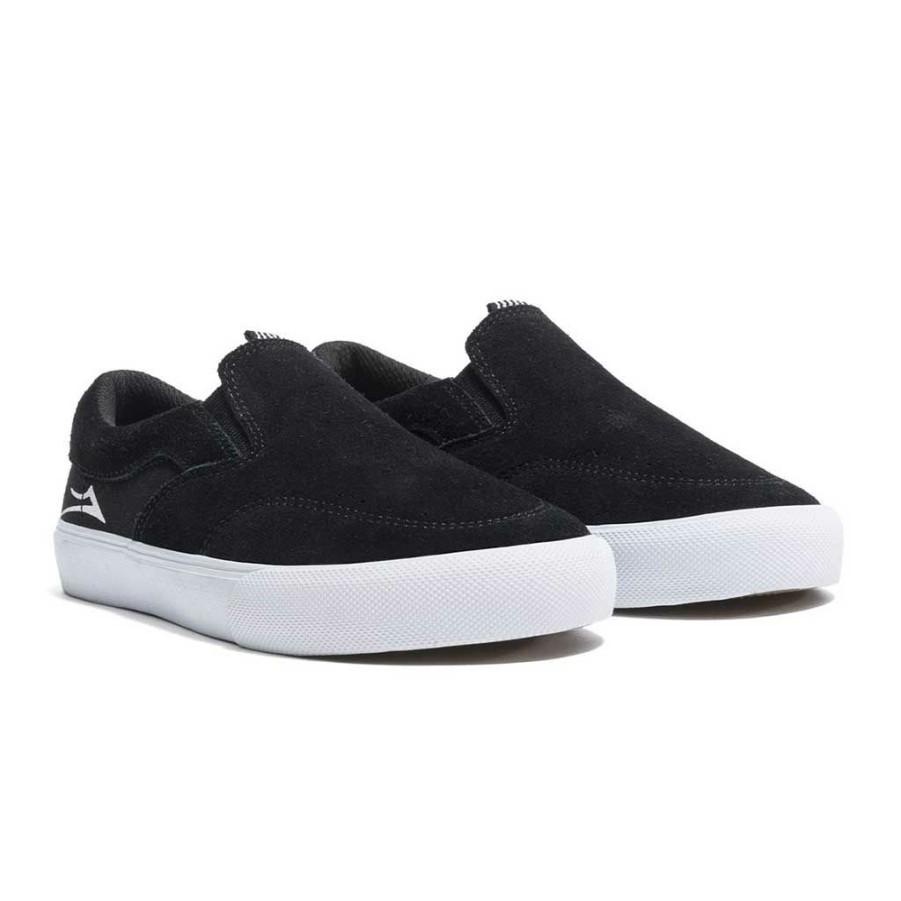 Men * | Lakai Owen Kids Black Suede Quick Delivery