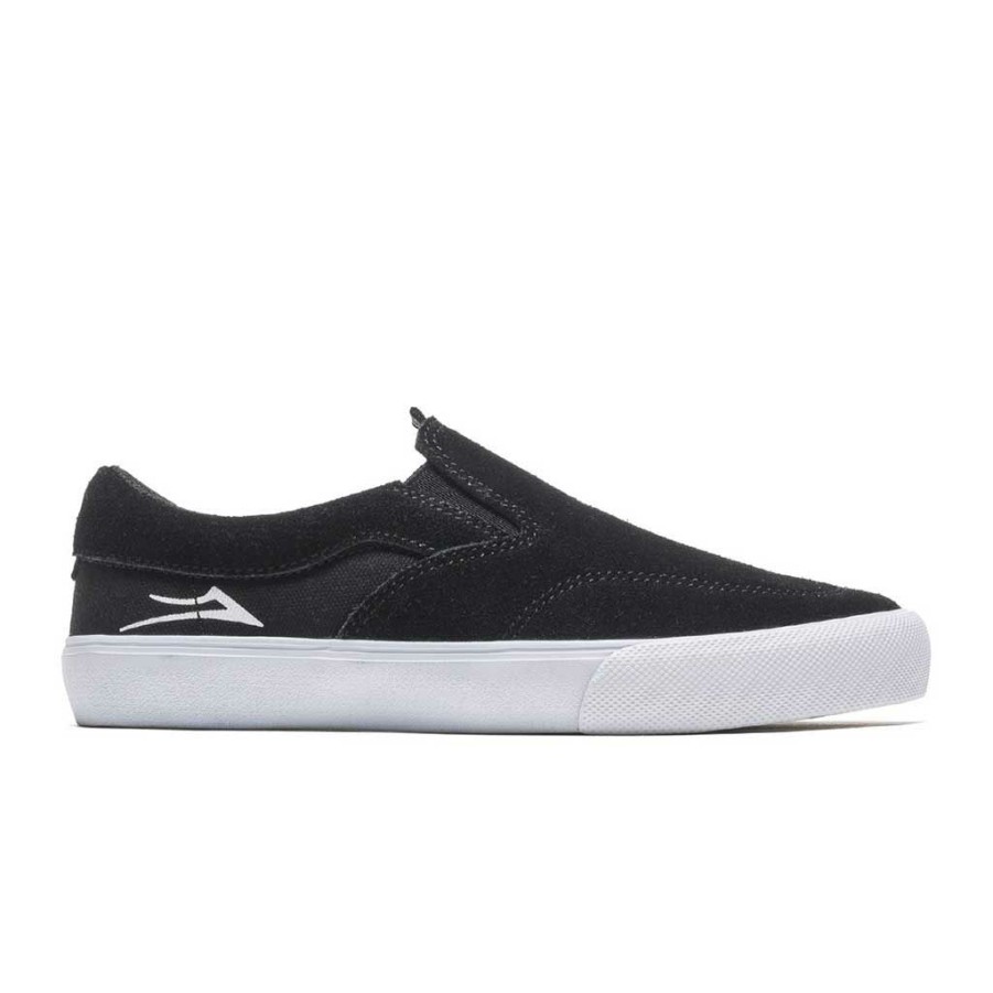 Men * | Lakai Owen Kids Black Suede Quick Delivery