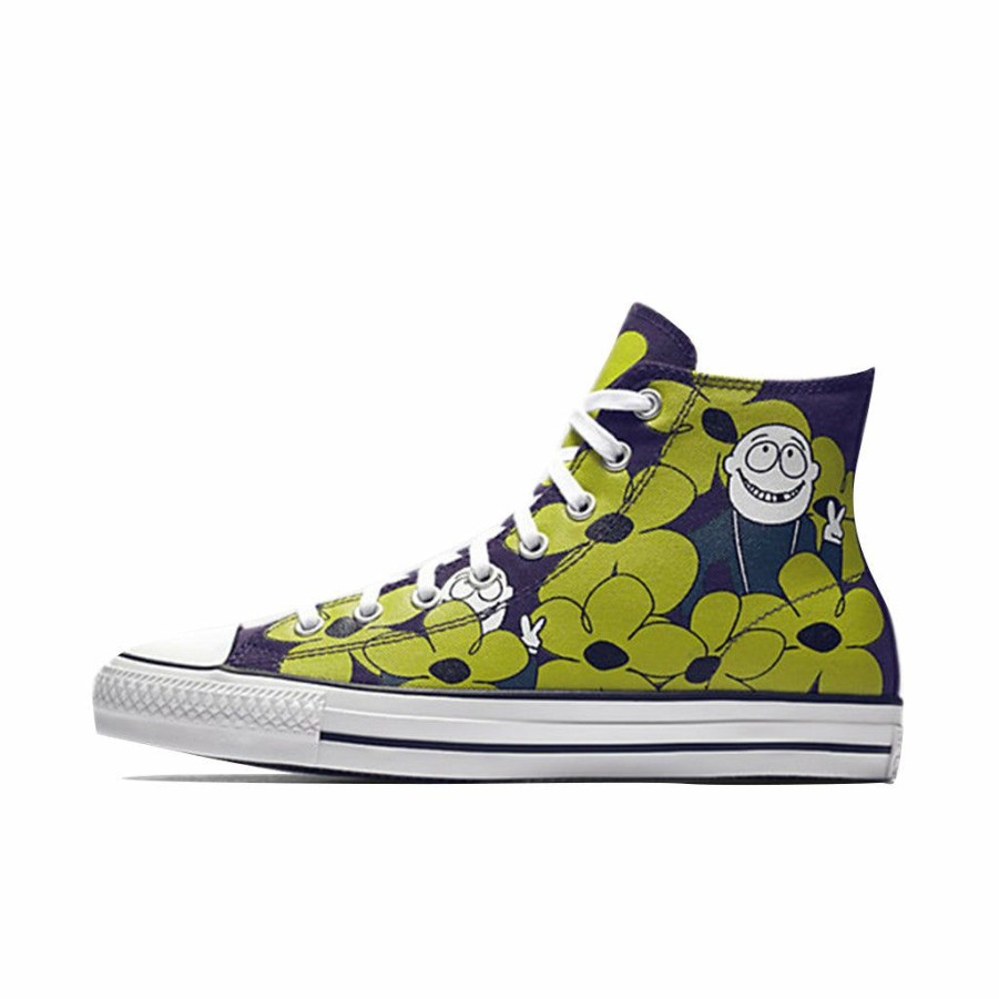 Men * | Converse Ctas Pro Hi Dinoasaur Jr Eggplant/Yellow Cream Typical Style