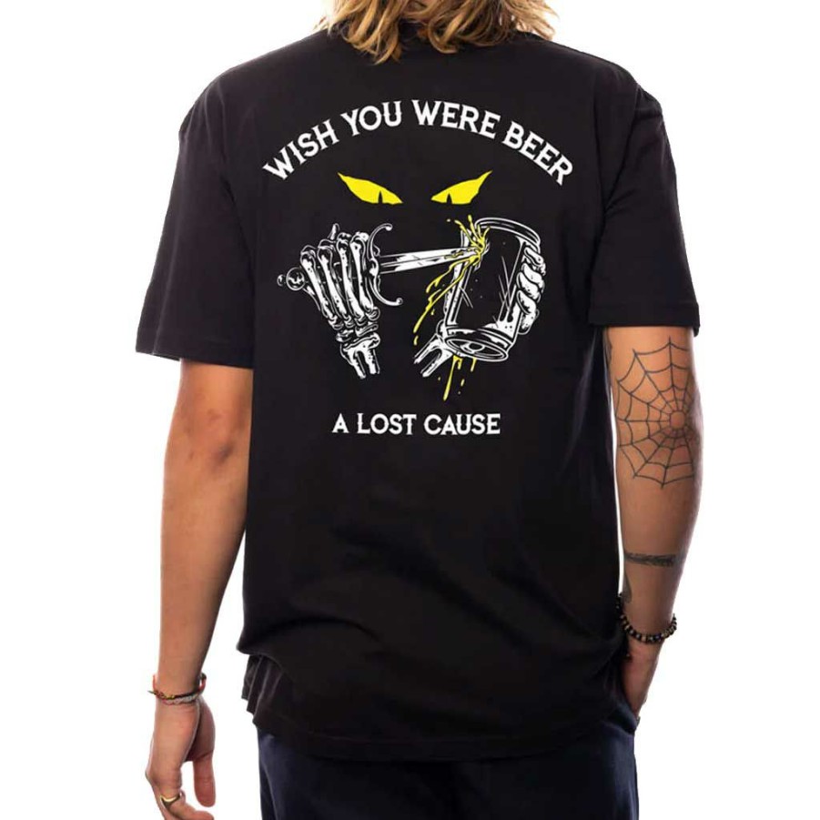 Men * | A Lost Cause Shotgun Tee Black Bestsellers