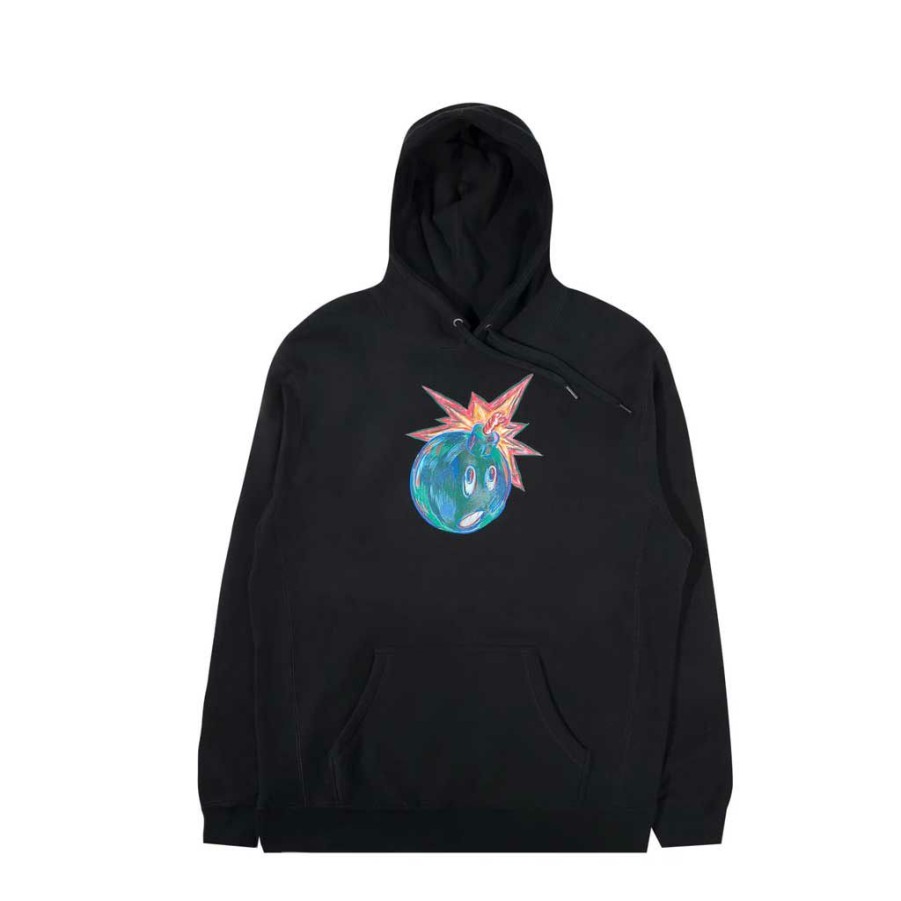 Men * | The Hundreds Toulouse Adam Pullover Hoodie Black Special Style