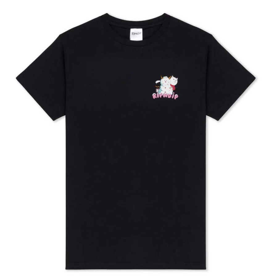 Men * | Rip N Dip Frosty The Snownerm Tee Black Special Style