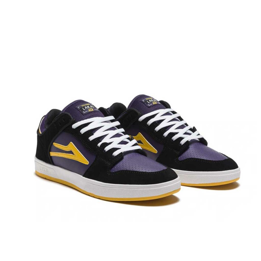 Men * | Lakai Telford Low Black/Grape Wholesale