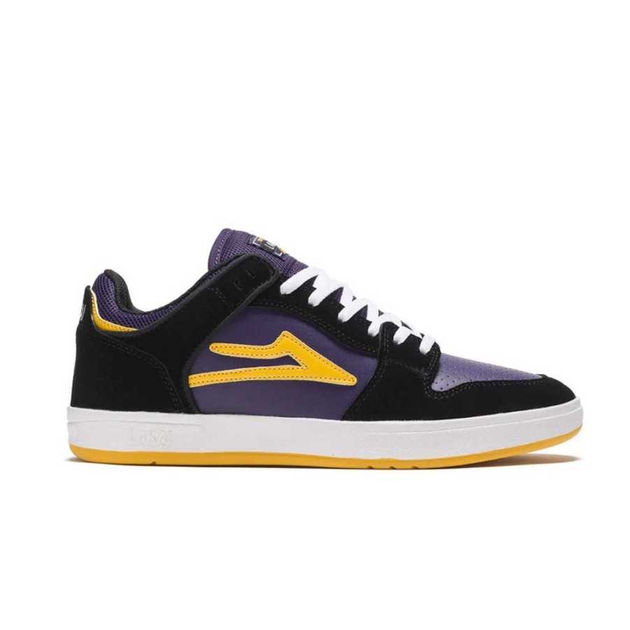 Men * | Lakai Telford Low Black/Grape Wholesale