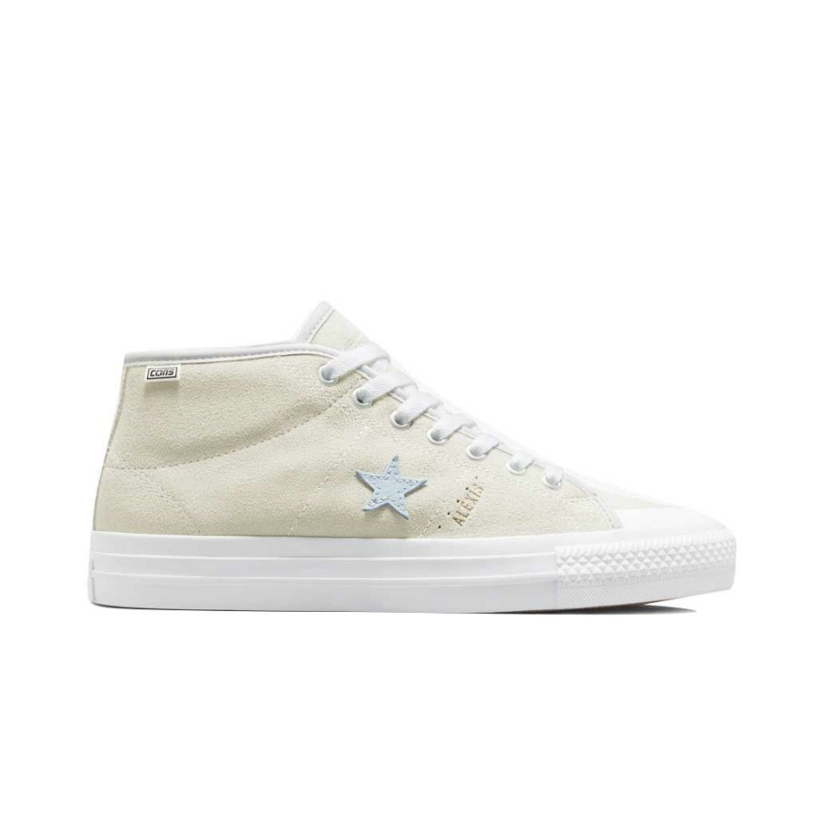 Men * | Converse One Star Pro Mid Pale/Pty/White Quality Guarantee