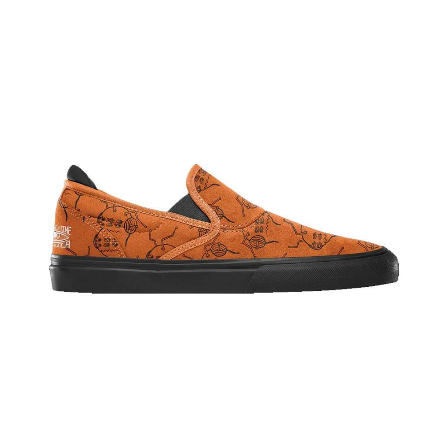 Men * | Emerica X Toy Machine Wino G6 Slip On Burnt Orange Special Style