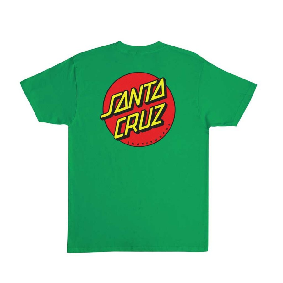 Men * | Santa Cruz Classic Dot S/S Tee Envy Quick Delivery