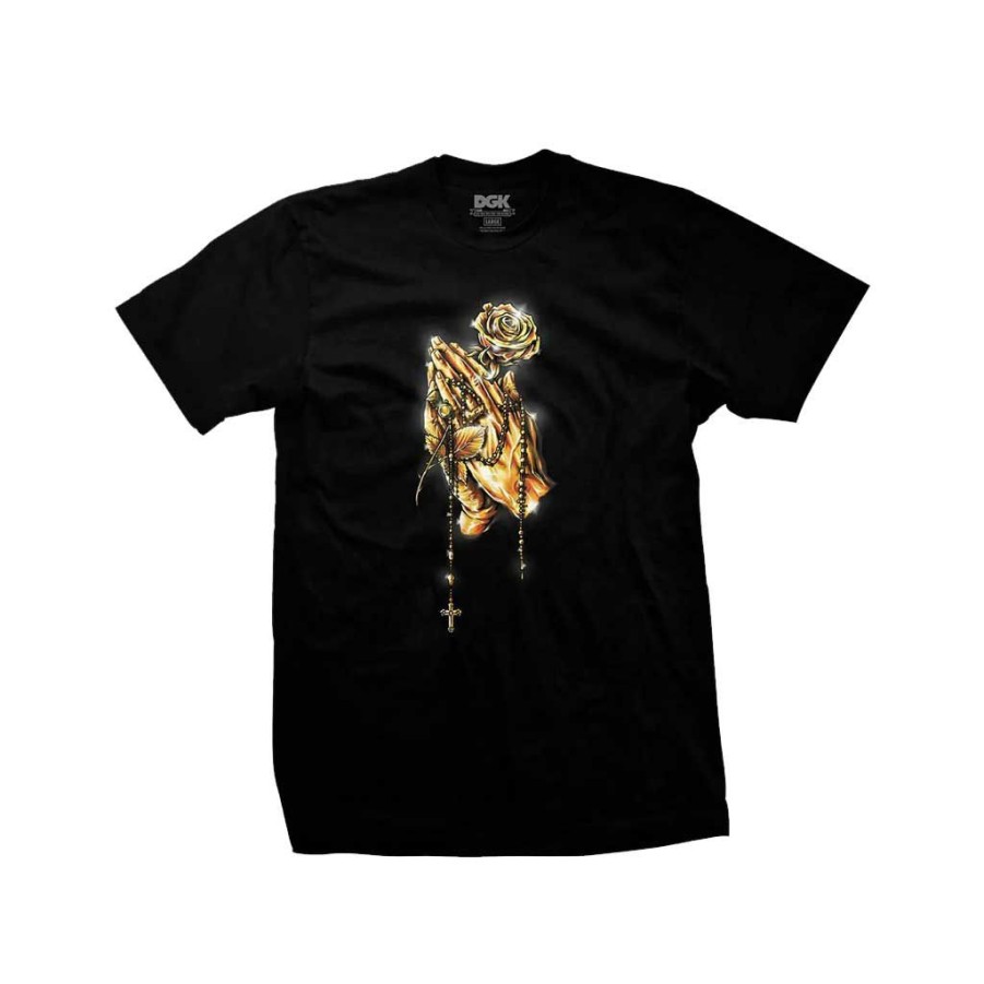 Men * | Dgk Golden Blessing Tee Black Sale Online