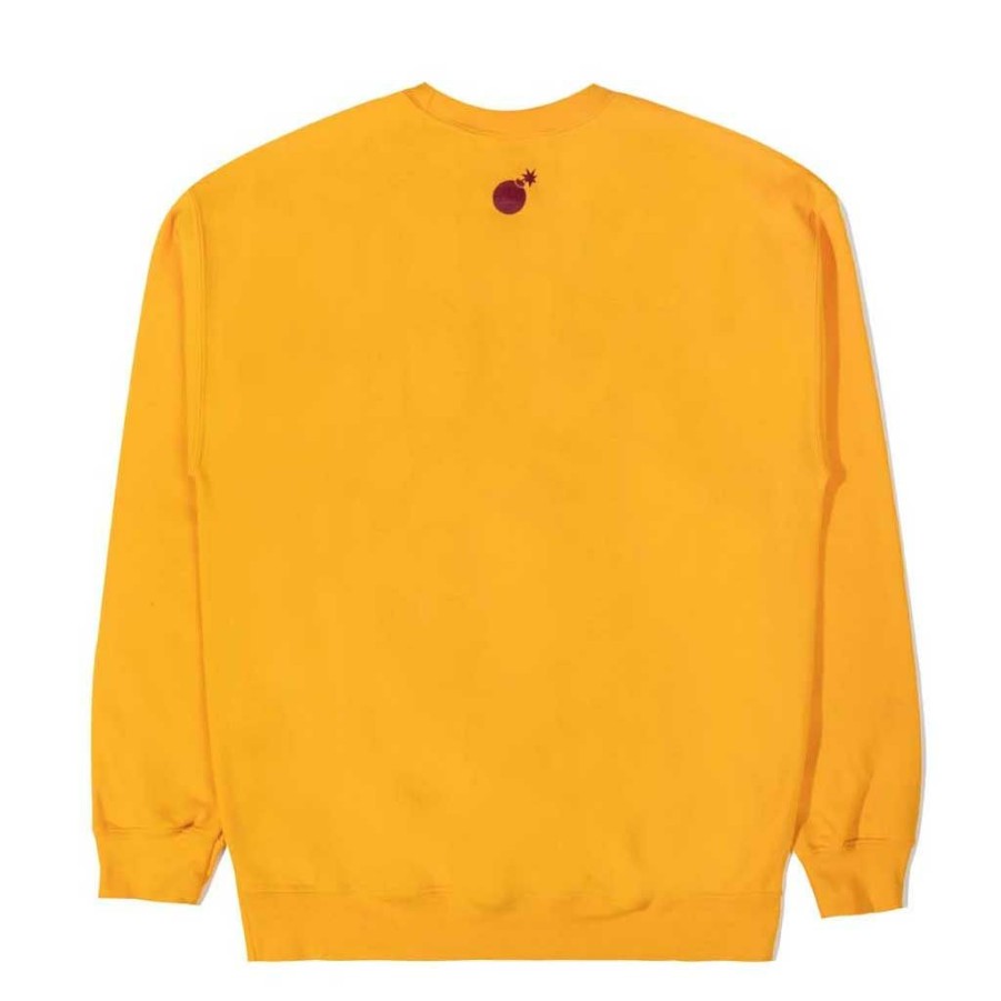 Men * | The Hundreds X Harry Potter House Crewneck Gold Top Sell