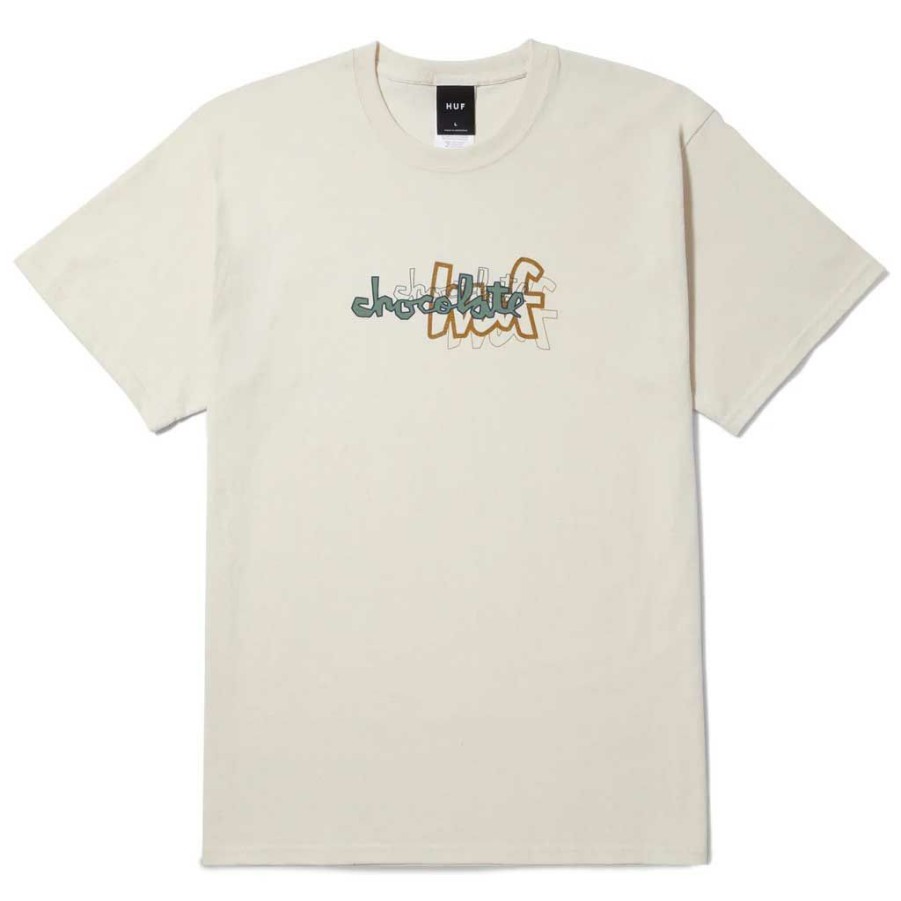 Men * | Huf X Crailtap Carson S/S Tee Natural Exclusive