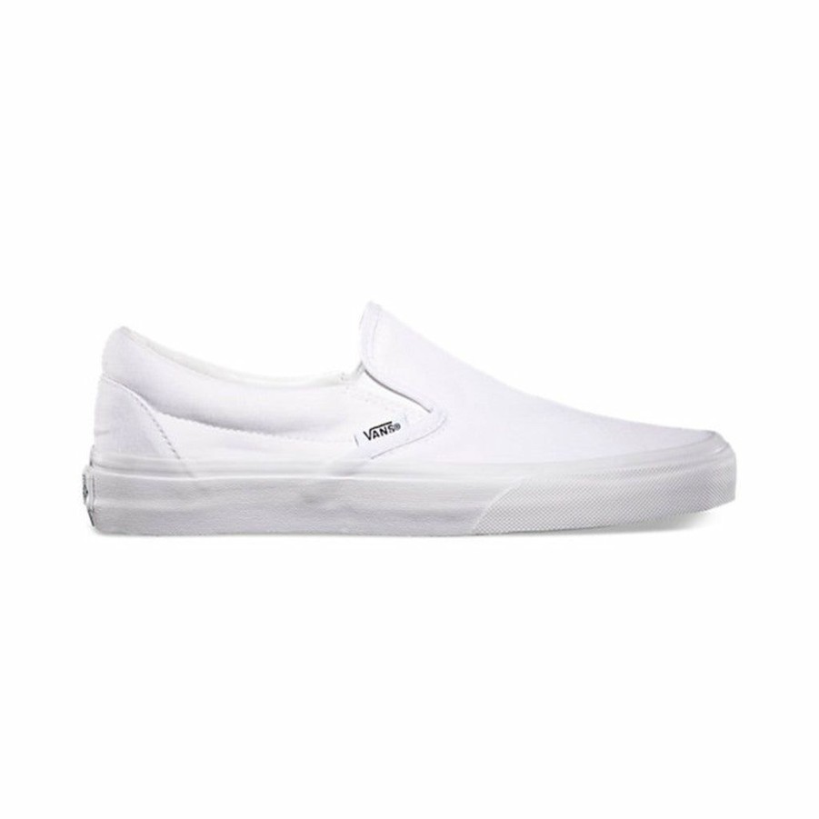 Men * | Vans Classic Slip-On Shoes White Excellent Quality