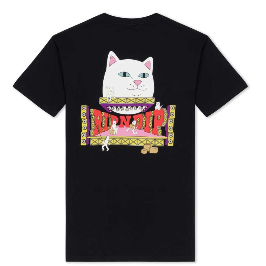 Men * | Rip N Dip Ripndip Stage Tee Black Free Delivery