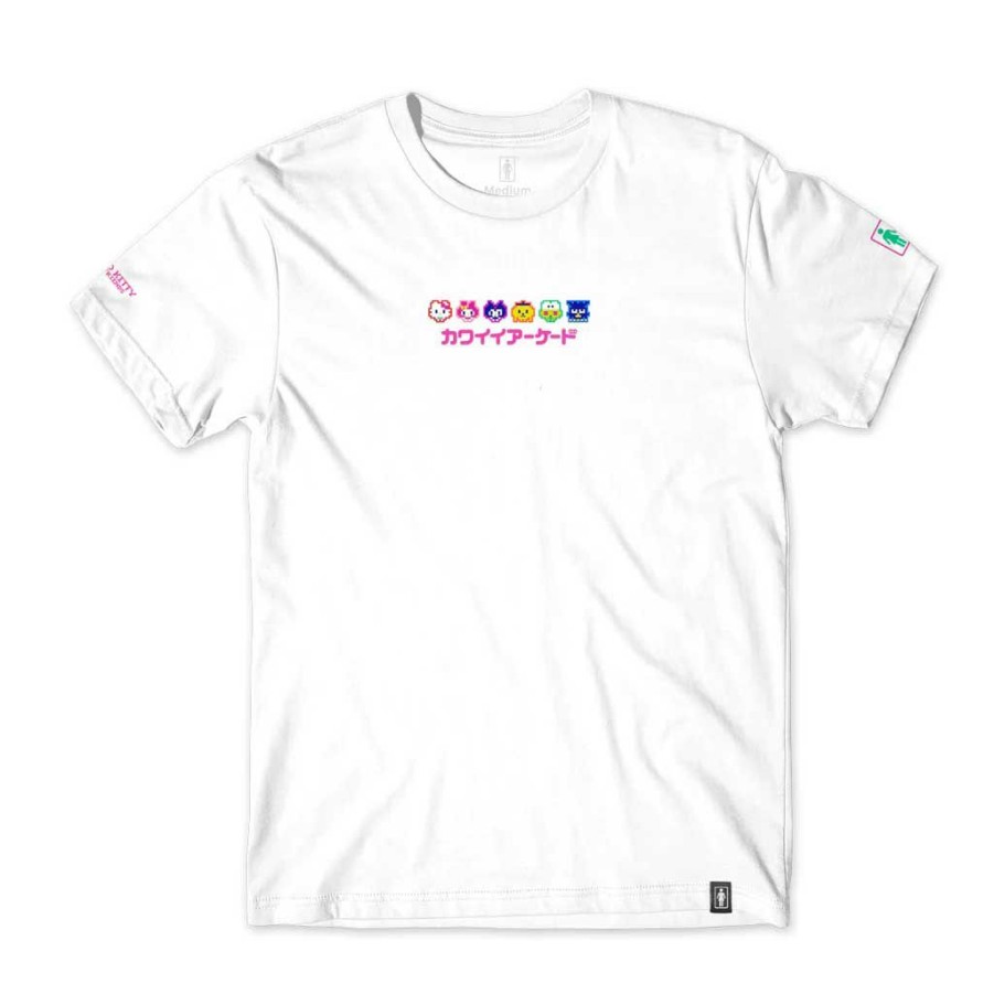 Men * | Girl X Sanrio Kawaii Arcade S/S Tee White Exclusive