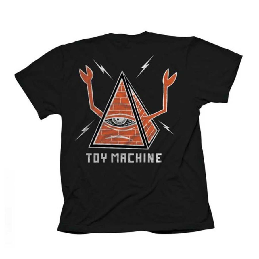 Men * | Toy Machine Pyramid Tee Black Store