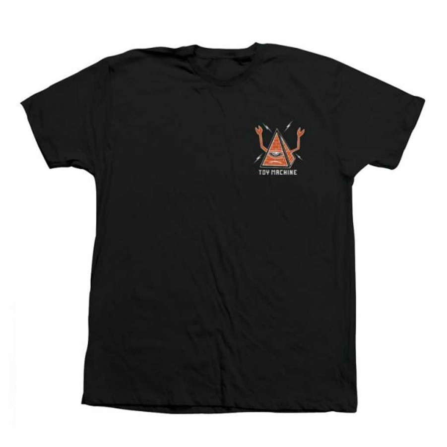 Men * | Toy Machine Pyramid Tee Black Store