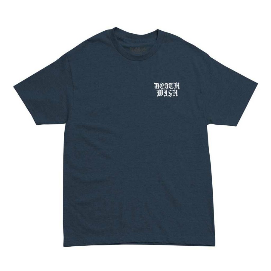 Men * | Deathwish Resurrection Tee Navy Heather Exclusive Design