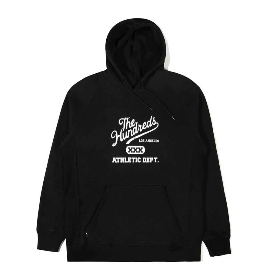 Men * | The Hundreds Athletica P/O Hoodie Black Exclusive