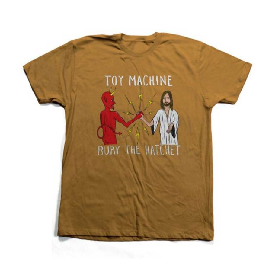 Men * | Toy Machine Bury The Hatchet Ii Tee Ginger Free Delivery