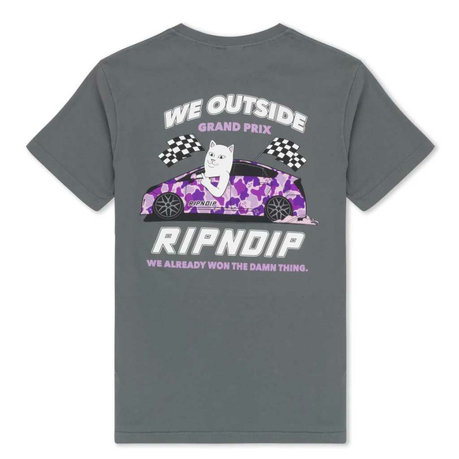 Men * | Rip N Dip Already Won Tee Charcoal Hot Sell