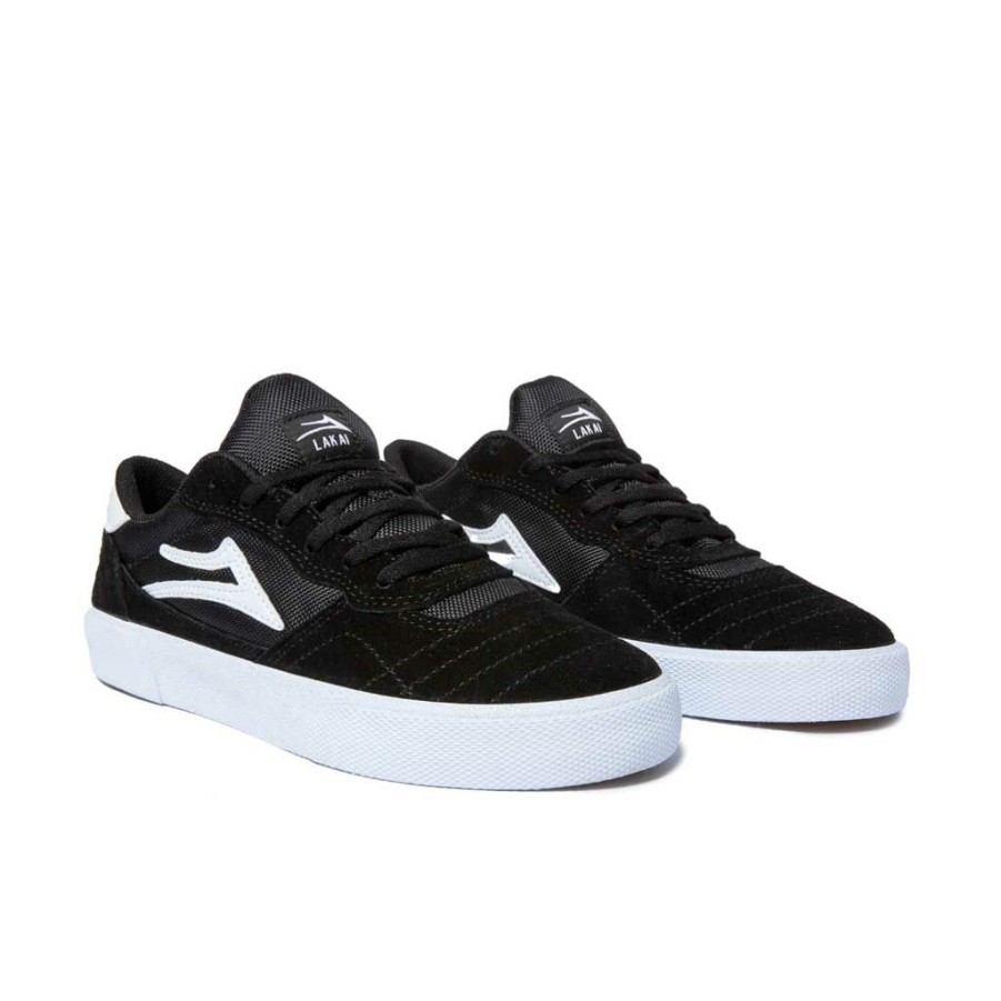 Men * | Lakai Cambridge Black/White Suede Store