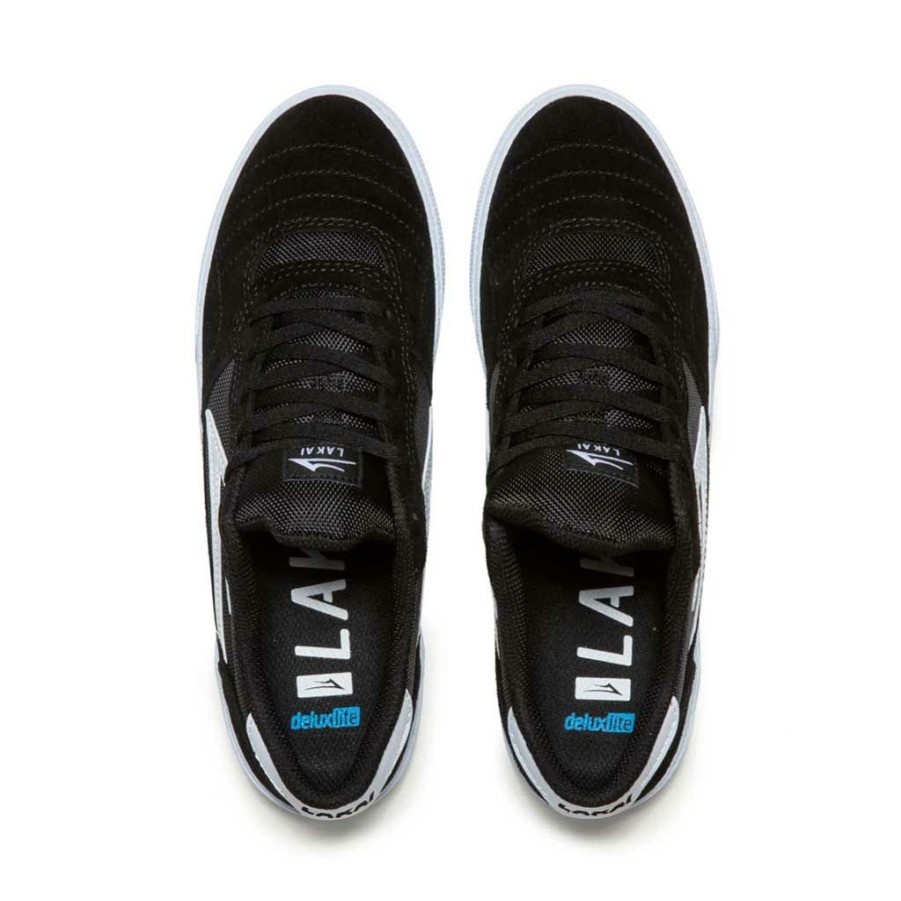 Men * | Lakai Cambridge Black/White Suede Store