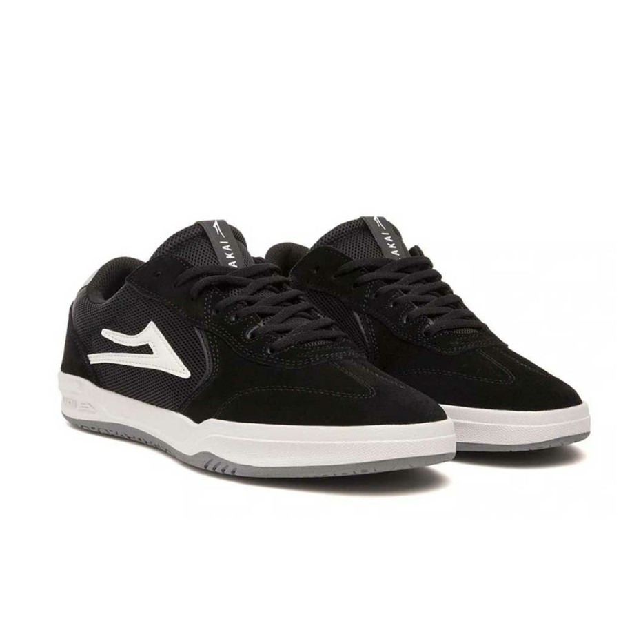 Men * | Lakai Atlantic Black/Light Grey Typical Style