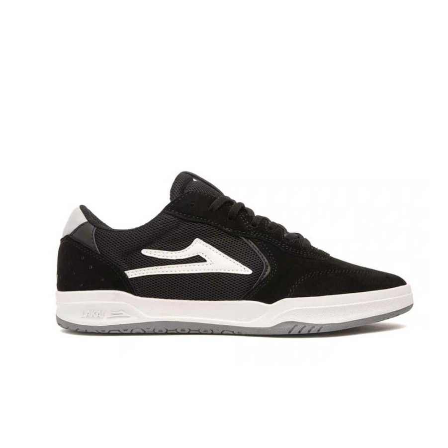 Men * | Lakai Atlantic Black/Light Grey Typical Style