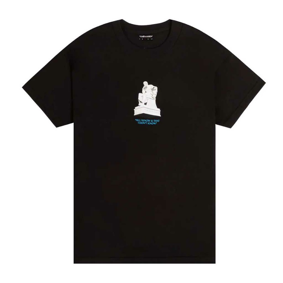 Men * | The Hundreds Socrates Tee Black Bargain Sale