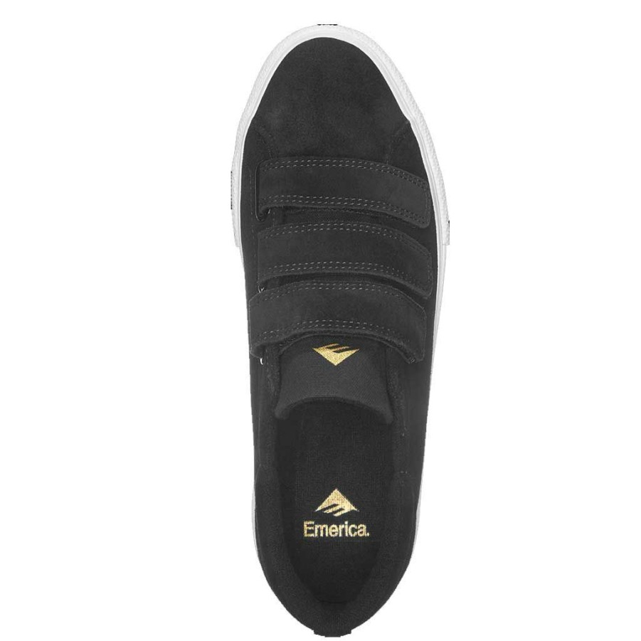 Men * | Emerica Omen Lo Velcro Black Exclusive Design