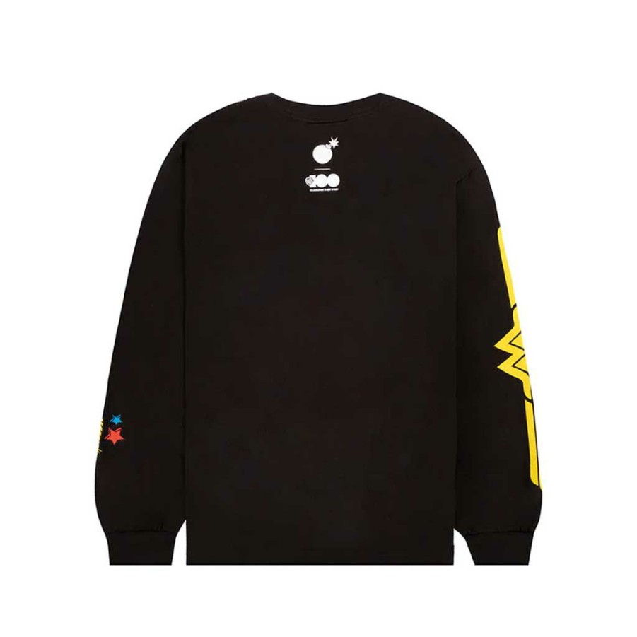 Men * | The Hundreds X Warner Bros. Wonder Lola L/S T-Shirt Black Discount