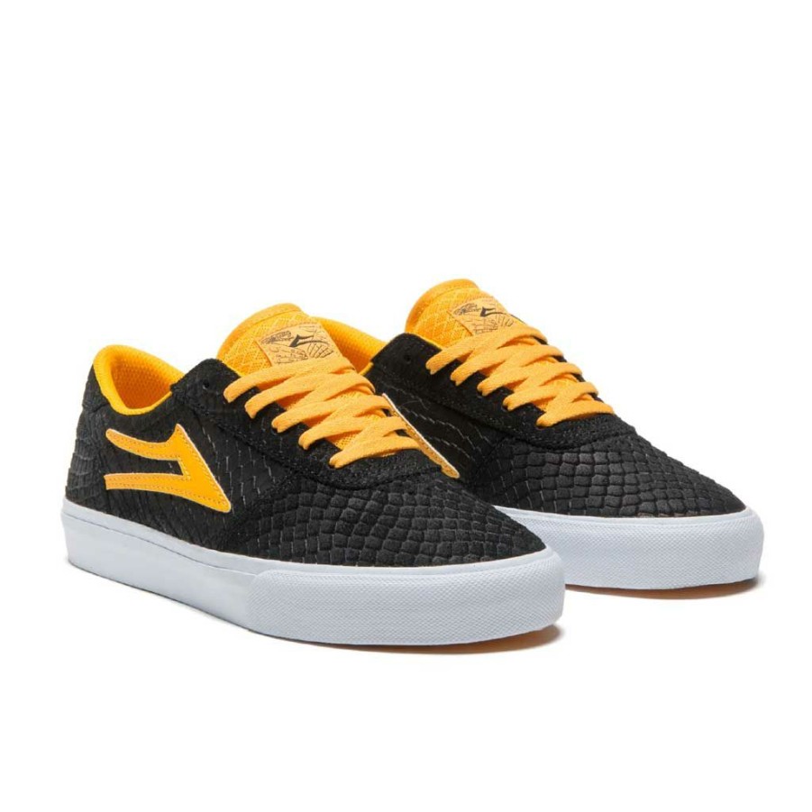 Men * | Lakai X Doom Sayers Manchester Black/Gold Suede Excellent Quality