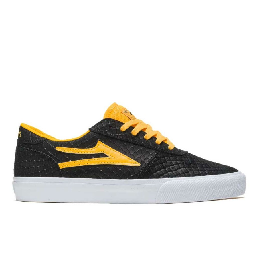 Men * | Lakai X Doom Sayers Manchester Black/Gold Suede Excellent Quality