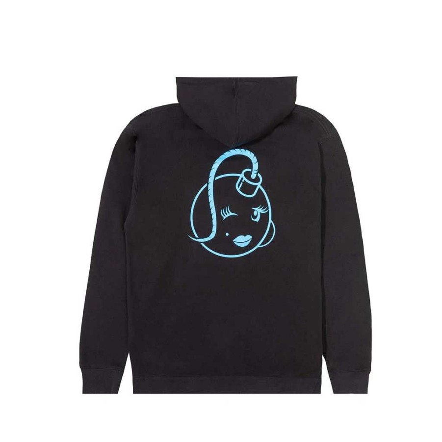 Men * | The Hundreds Simple Madam Pullover Black Quality Guarantee