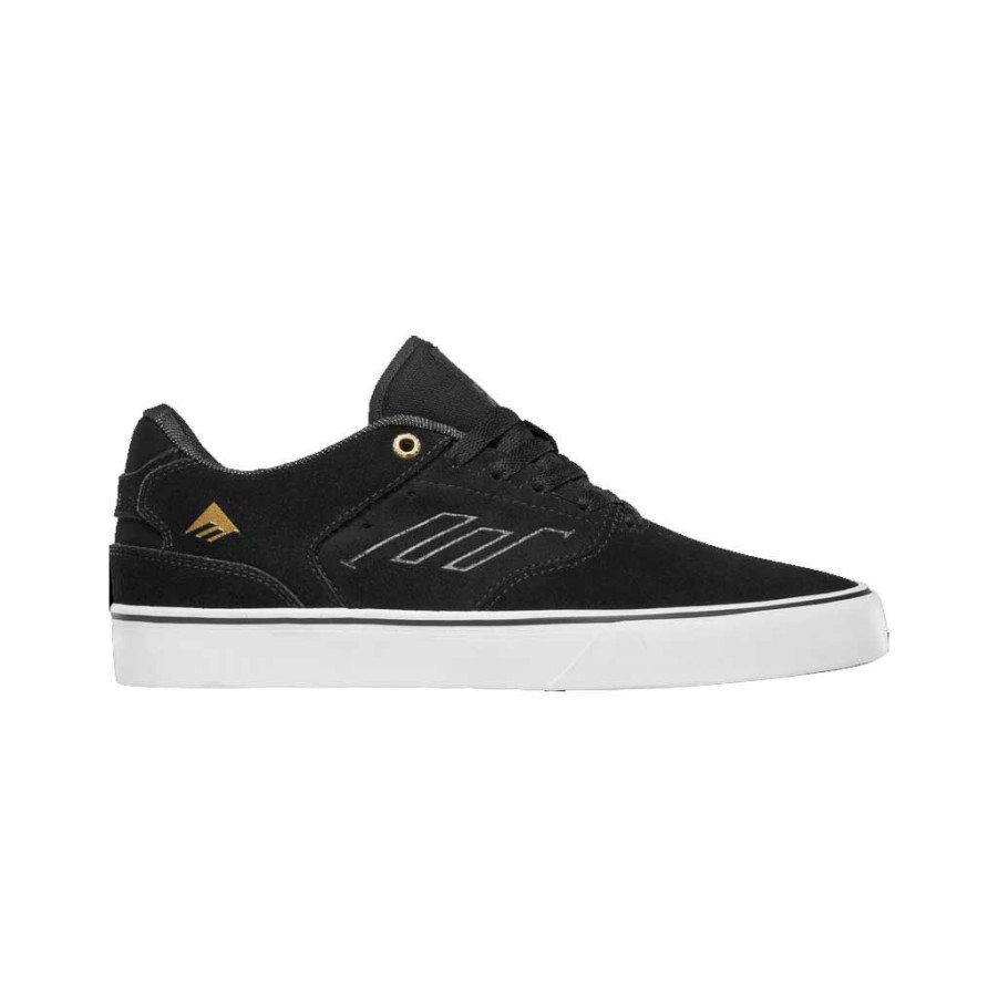 Men * | Emerica The Low Vulc Black/Gold/White Free Delivery