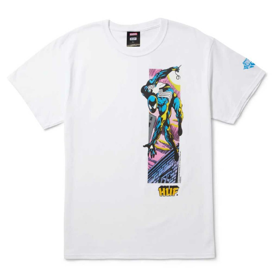 Men * | Huf X Marvel Web Of S/S Tee White Typical Style