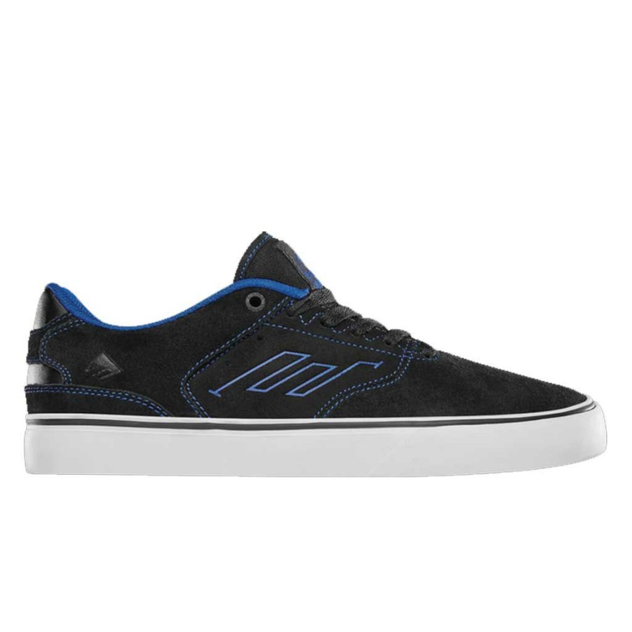 Men * | Emerica The Low Vulc Black/Blue Closeout Sale